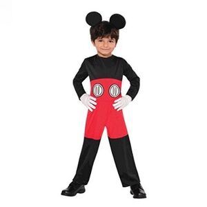 Disney Kids Classic Mickey Mouse Costume - Black and Red
